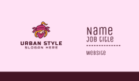 Esports Assassin Ninja Girl Business Card Image Preview