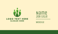 Green People Plant  Business Card Image Preview