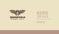 Esports Gaming Skeleton Pilot Wing Business Card Image Preview