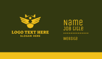 Military Pilot Golden Wings Business Card Preview