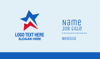 Geometric National Star  Business Card Image Preview