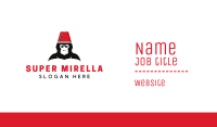 Turkish Hat Monkey Business Card Image Preview
