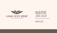 Brown Ancient Owl Business Card Image Preview