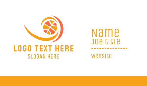 Basketball Flame Business Card Design Image Preview