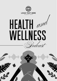 Health & Wellness Podcast Flyer Design