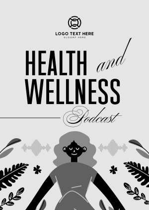 Health & Wellness Podcast Flyer Image Preview