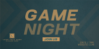 Game Night Twitter Post Design