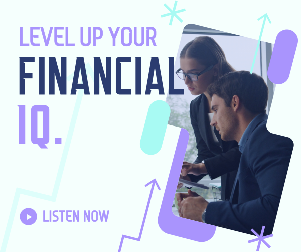 Business Financial Podcast Facebook Post Design