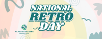 Swirly Retro Day Facebook Cover Image Preview