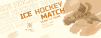 Ice Hockey Versus Match Facebook Cover Image Preview