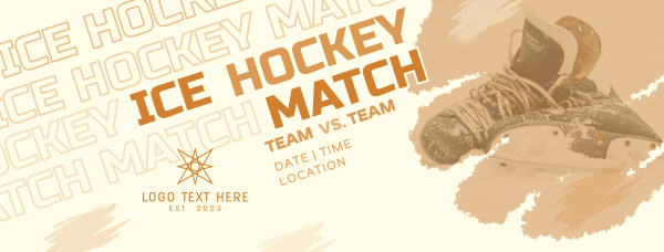 Ice Hockey Versus Match Facebook Cover Design Image Preview