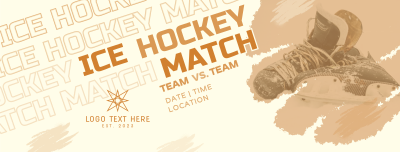 Ice Hockey Versus Match Facebook cover Image Preview