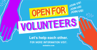 Volunteer Helping Hands Facebook ad Image Preview