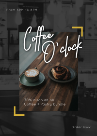 Coffee O'clock Flyer Image Preview