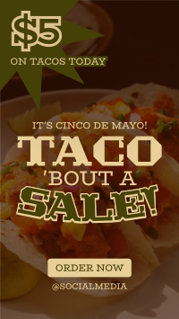 Cinco De Mayo Taco Instagram Reel Design