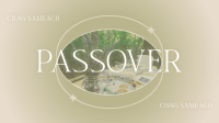Passover Seder Minimalist  Facebook Event Cover Design