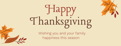 Happy Thanksgiving Facebook cover Image Preview