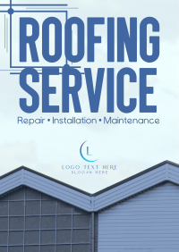 Structured Roofing Flyer Design