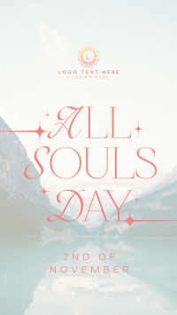 Sparkly All Souls Day Greeting Instagram Reel Preview