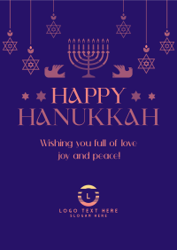 Hanukkah Candelabra Poster Image Preview