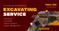 Modern Excavating Service Facebook Ad Design