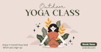 Outdoor Yoga Class Facebook Ad Design