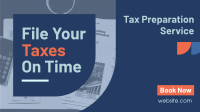 Your Taxes Matter Facebook Event Cover Design