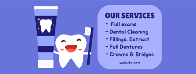 Dental Services Facebook cover Image Preview