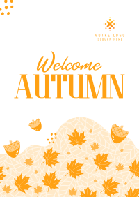Autumn Season Greeting Flyer Design