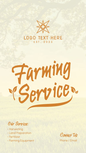 Farming Services Instagram story Image Preview