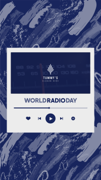 Radio Day Player Instagram Story Design