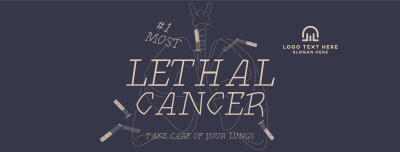 Lethal Lung Cancer Facebook cover Image Preview
