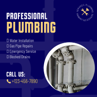 Plumber for Hire Instagram post Image Preview
