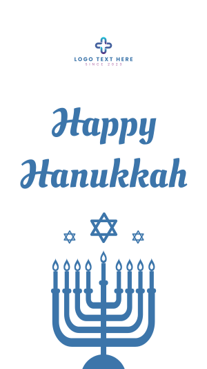 Wishing Happy Hanukkah Instagram story Image Preview