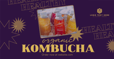 Healthy Kombucha Facebook ad Image Preview