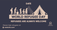 Refugee Day Facts Facebook ad Image Preview