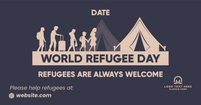 Refugee Day Facts Facebook ad Image Preview