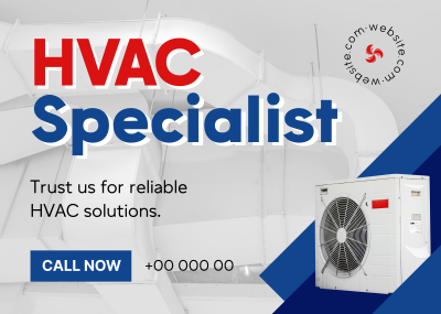 HVAC Specialist Postcard Image Preview