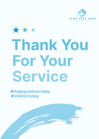 Thank You Veterans Poster Image Preview