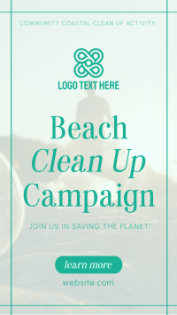 Beach Clean Up Drive YouTube short Image Preview