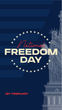 Remembering Freedom Day Instagram Story Design