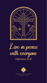 Peace Bible Verse Instagram story Image Preview