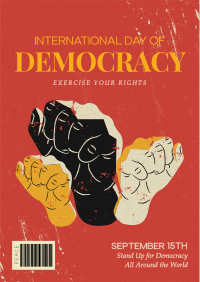 World Democracy Editorial Flyer Preview