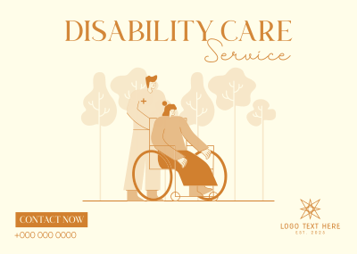Support the Disabled Postcard Image Preview