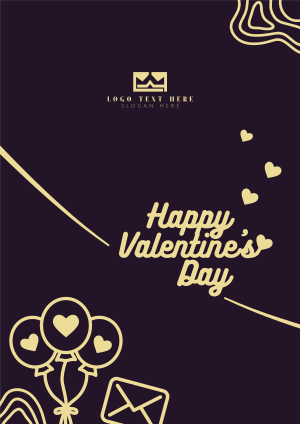 Simple Valentines Greeting Flyer Image Preview