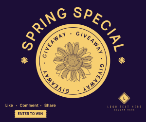 Spring Giveaway Facebook post Image Preview