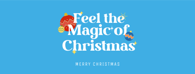 Magical Christmas Facebook cover Image Preview