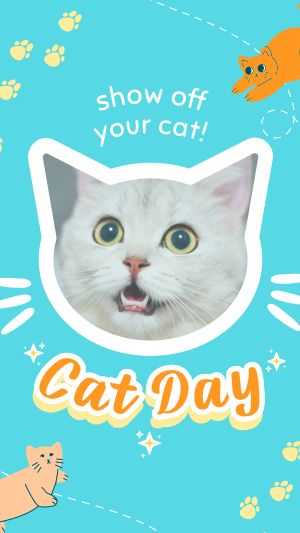 Show off your cat! Instagram story Image Preview