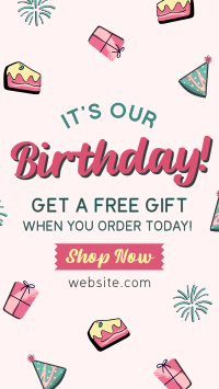 Business Birthday Promo Instagram Reel Image Preview