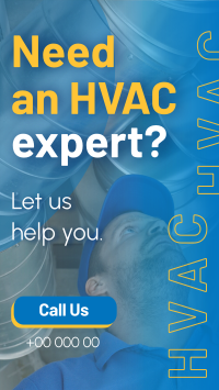 HVAC Expert Instagram reel Image Preview